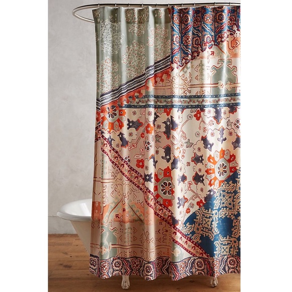Anthropologie Bath Anthropologie Risa Shower Curtain Poshmark